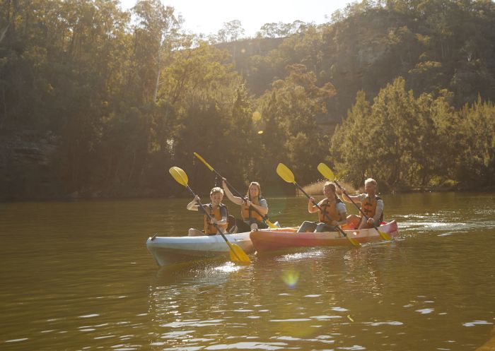 Kayaking down the Nepean River, Penrith - Sydney West Kayaking down the Nepean River, Penrith - Sydney West