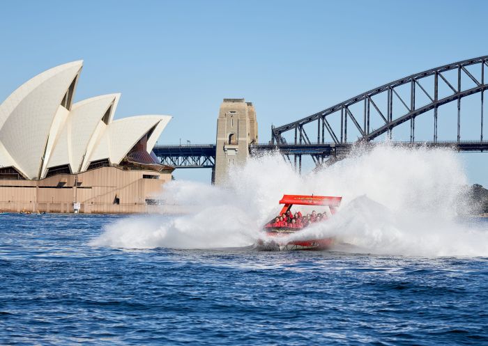 Oz Jet Boating, Sydney Harbour High speed jet boat with Oz Jet Boating, Sydney Harbour