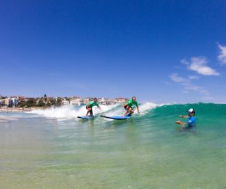 People surfing at Bondi Beach, Bondi