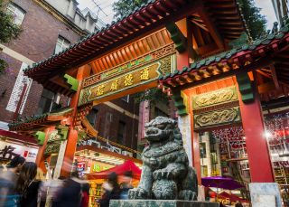 Chinatown gates on Dixon Street, Sydney