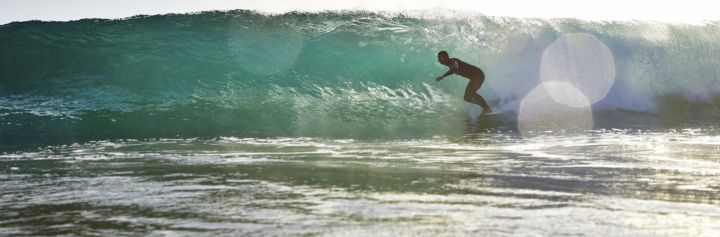 Surfing at Mona Vale