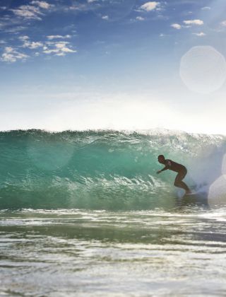 Surfing at Mona Vale