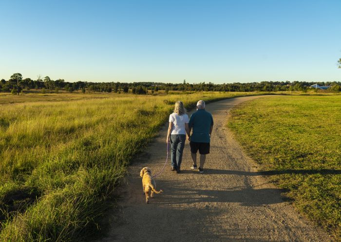 Dog Walking in Western Sydney Parklands, Sydney