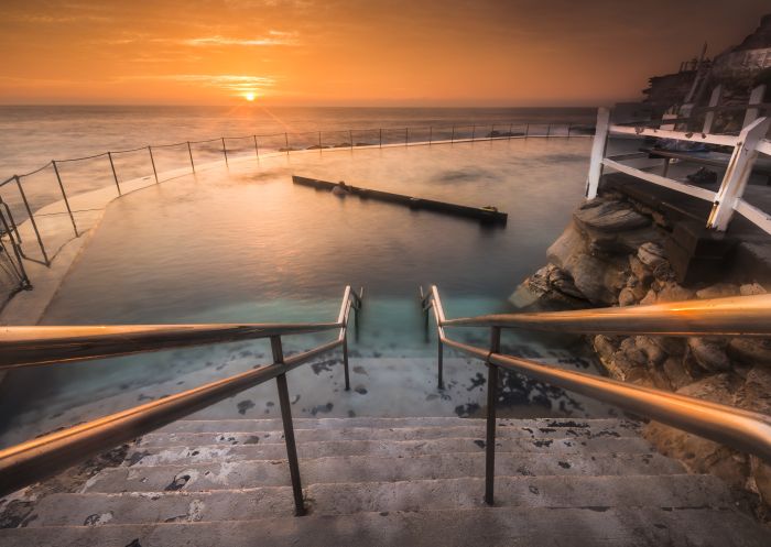 Sunrise over Bronte Baths