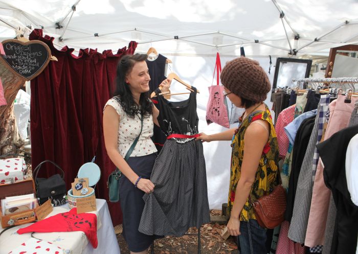 Bree Pash Design stall at the Markets at Glebe, Glebe