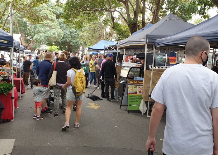 Stalls at Marrickville Organic Food & Farmers Market, Marrickville