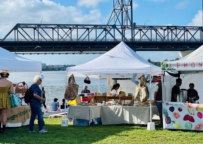 Stallholders at Ryde Wharf Market, Ryde