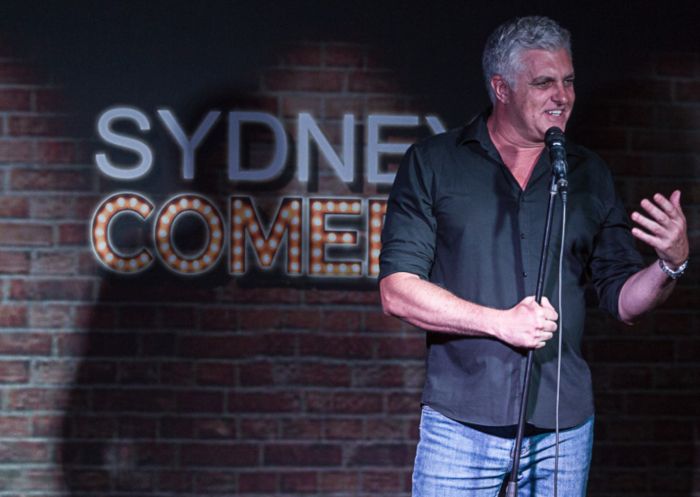 Comedian Darren Sanders at the Sydney Comedy Club - Credit: Sydney Comedy Club