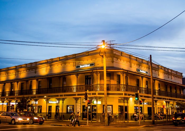 Exterior view of National Trust Building, Royal Hotel, Randwick