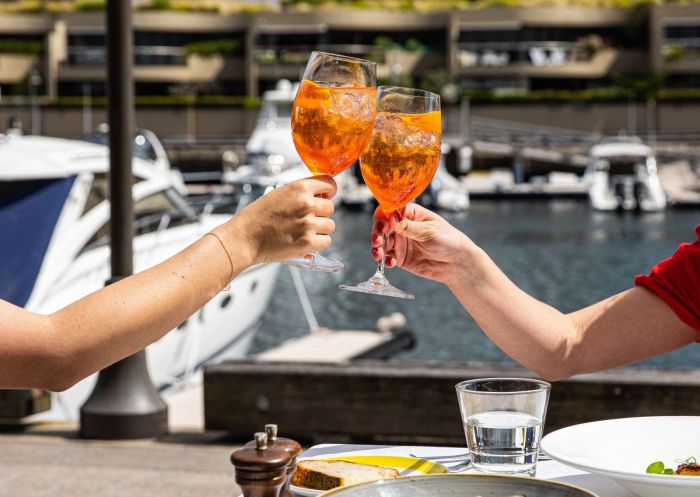 Aperol Spritz at Otto Sydney - Credit: Nikki To