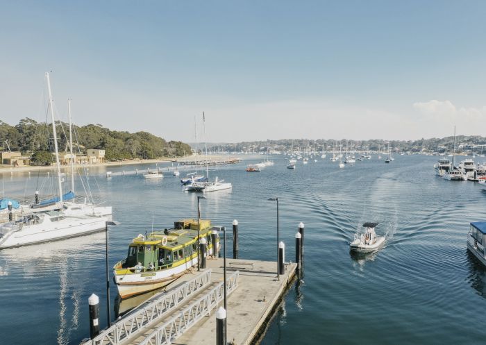 The Cronulla to Bundeena ferry returning to the Tonkin Street Public Wharf - Cronulla