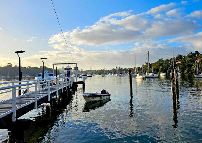Scenic view of Hunters Hill Wharf, Hunters Hill