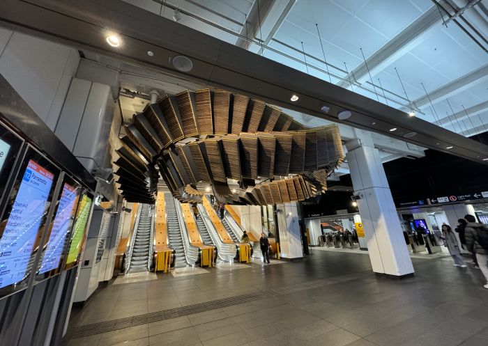 Interloop by artist Chris Fox at Wynyard Station - Credit: Eloise Basuki