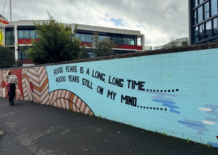 40,000 Years mural near Redfern Station - Credit: Eloise Basuki