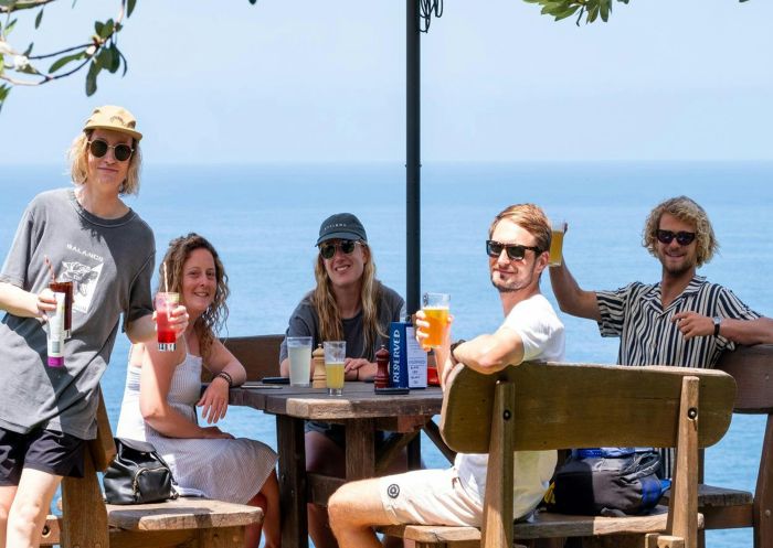 Favourite lunch spot on tour with Salty Safaris, Sydney