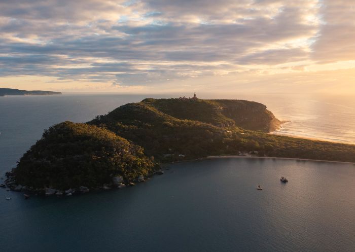 Sun rising over Barrenjoey Headland, Palm Beach