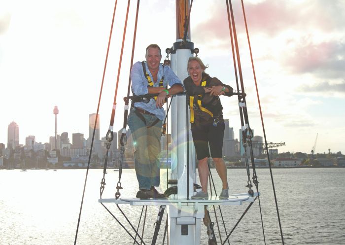 Mast climb with Sydney Harbour Tall Ships - Credit: Sydney Harbour Tall Ships