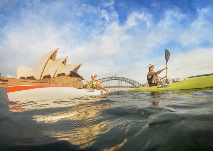 Kayaking on iconic Sydney Harbour