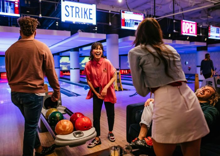 Friends bowling, Strike Bowling, Sydney - Credit: Strike Bowling