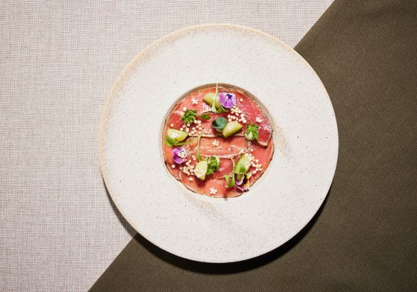 Wildfire Kingfish carpaccio at NEL, Surry Hills