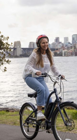 Bonza Bike Tours in the Royal Botanic Garden, Sydney