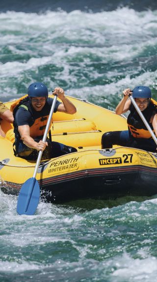 White water rafting experience at Penrith Whitewater Stadium in Sydney West