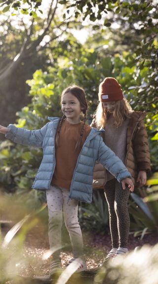 Children enjoying The Ian Potter Children's Wild Play Garden in Centennial Park