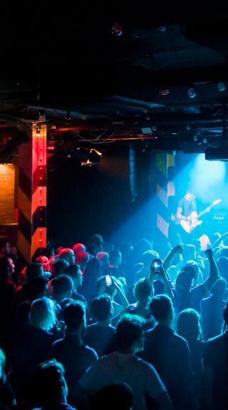 Patrons enjoying Oxford Art Factory, Darlinghurst