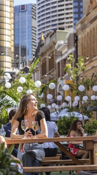 The Rocks outdoor dining