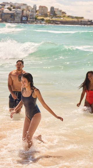 Friends at Bondi Beach