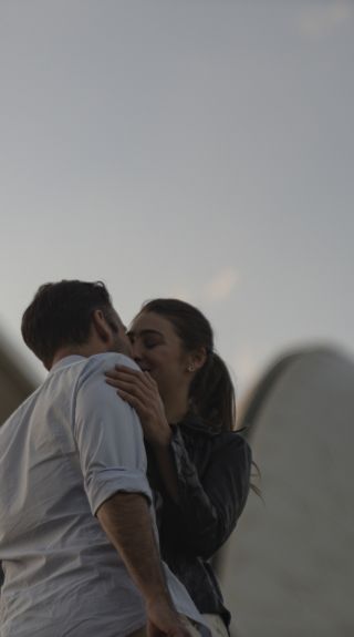 Outside the Sydney Opera House