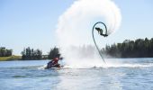 Man enjoying an action-packed experience at Jetpack Adventures in Sydney International Regatta Centre, Penrith