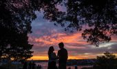 Couple enjoying the sunset from Observatory Hill, Millers Point