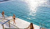 Early morning swimmers at Bondi Icebergs Club, Bondi