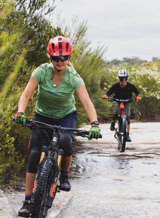 Friends riding the Manly Dam, Manly Vale