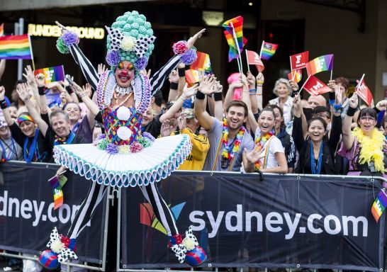 Sydney Gay and Lesbian Mardi Gras parade 2014